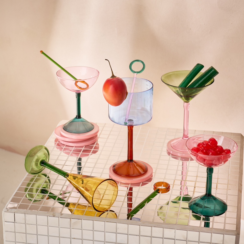 MARTINI COCKTAIL GLÖS - tvö stk. í gjafakassa