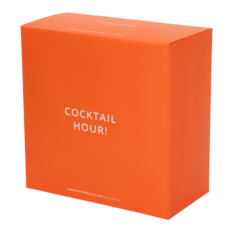 GIN OG TONIC COCKTAIL GLÖS - tvö stk. í gjafakassa