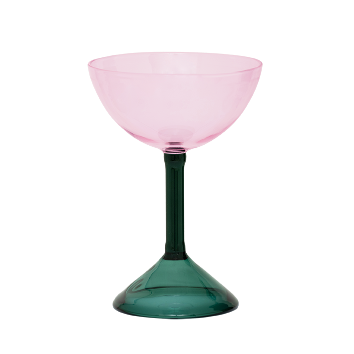 COUPE COCKTAIL GLÖS - tvö stk. í gjafakassa