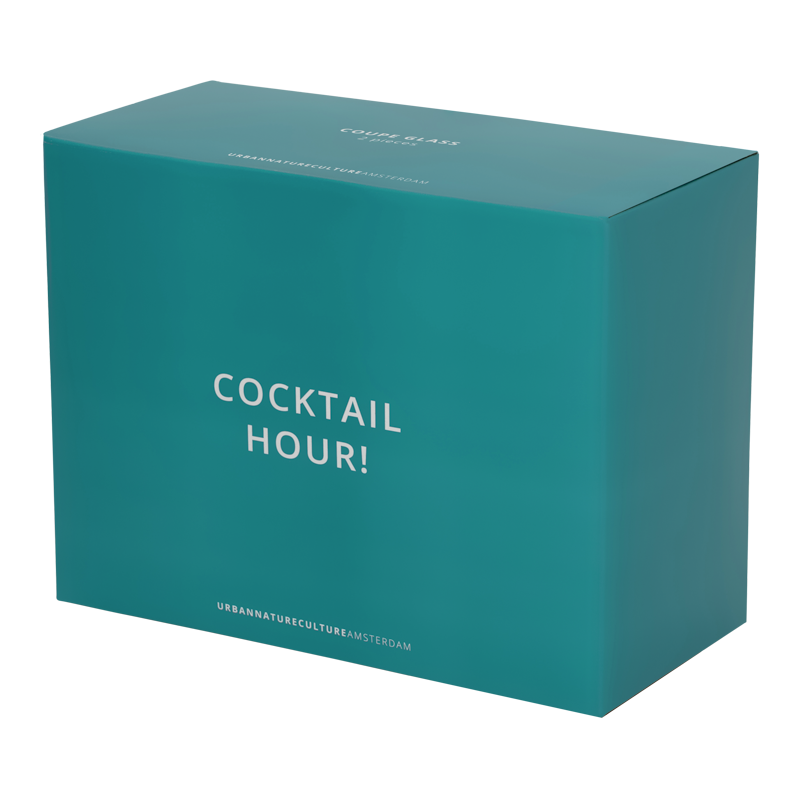 COUPE COCKTAIL GLÖS - tvö stk. í gjafakassa