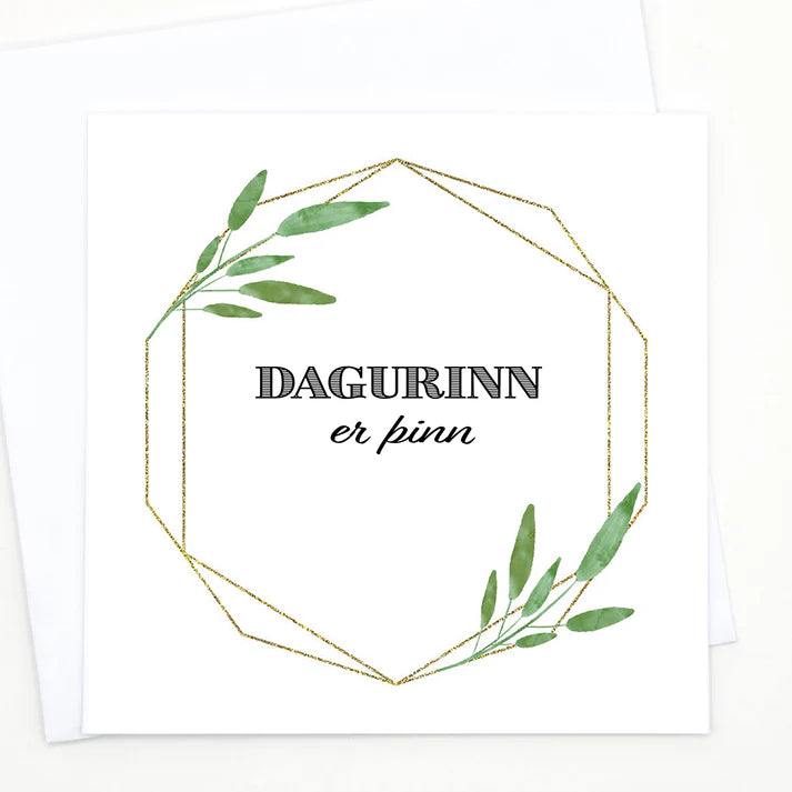 DAGURINN ER ÞINN  gjafakort