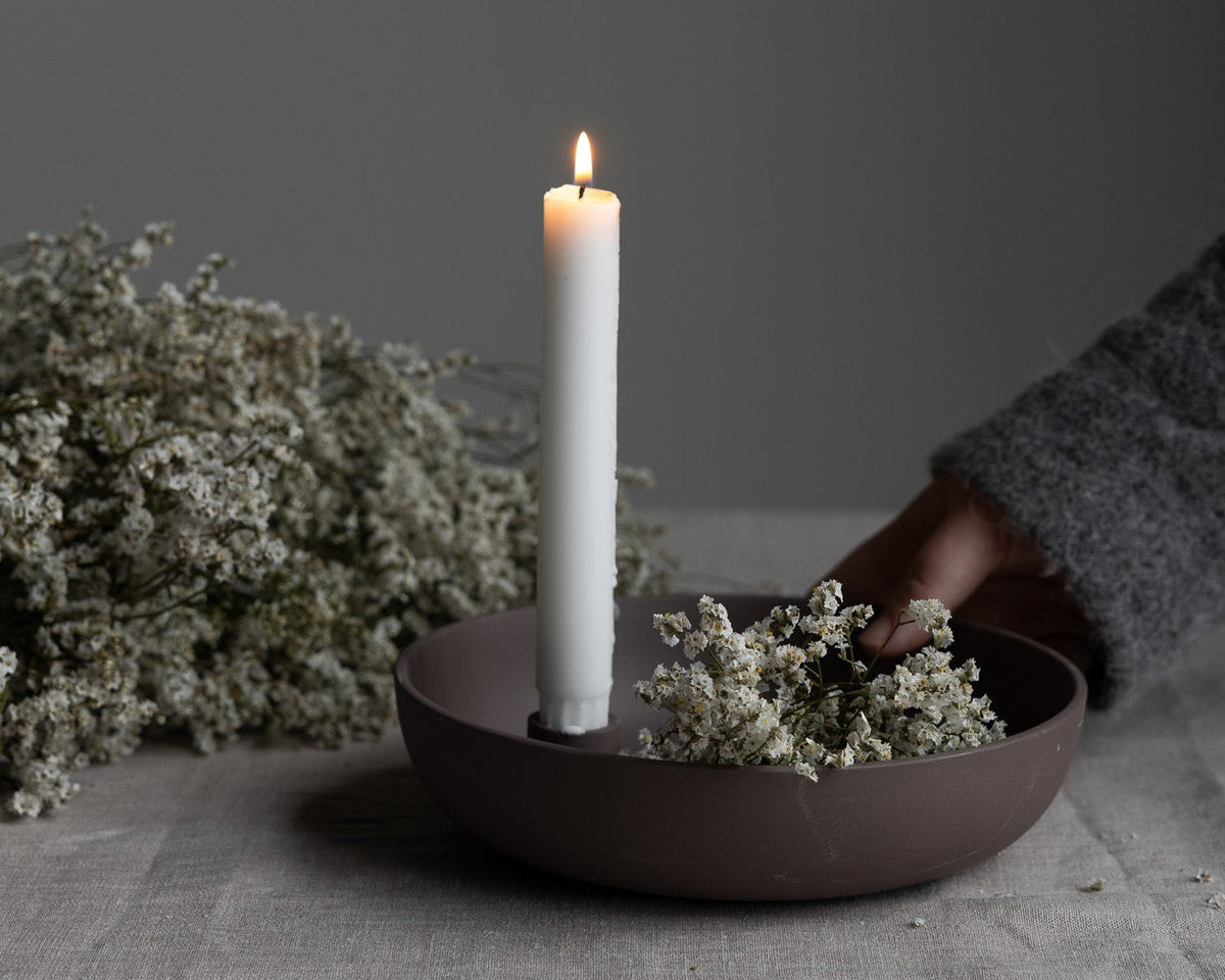 LINDATORP keramik kertastjaki - stór