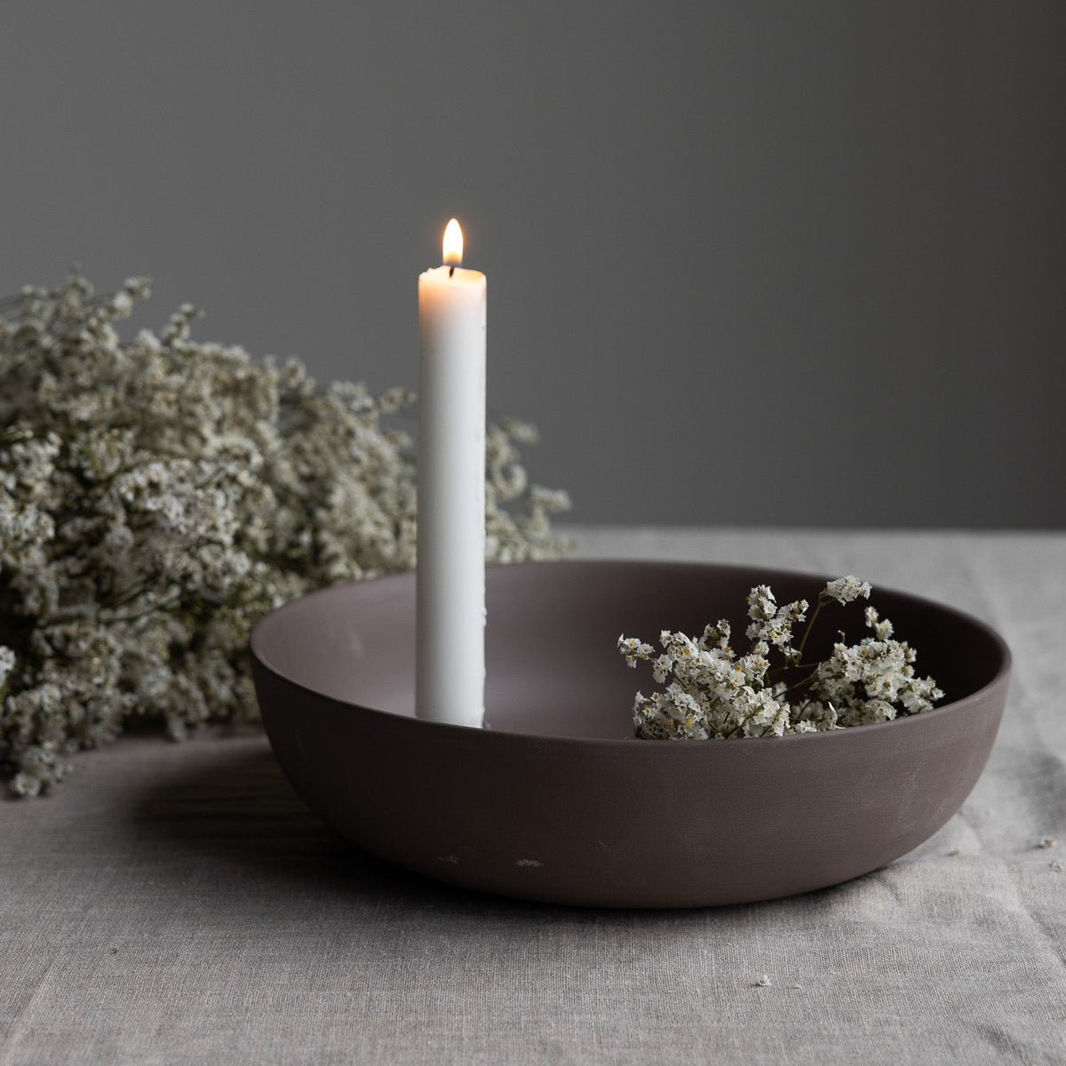 LINDATORP keramik kertastjaki - extra stór