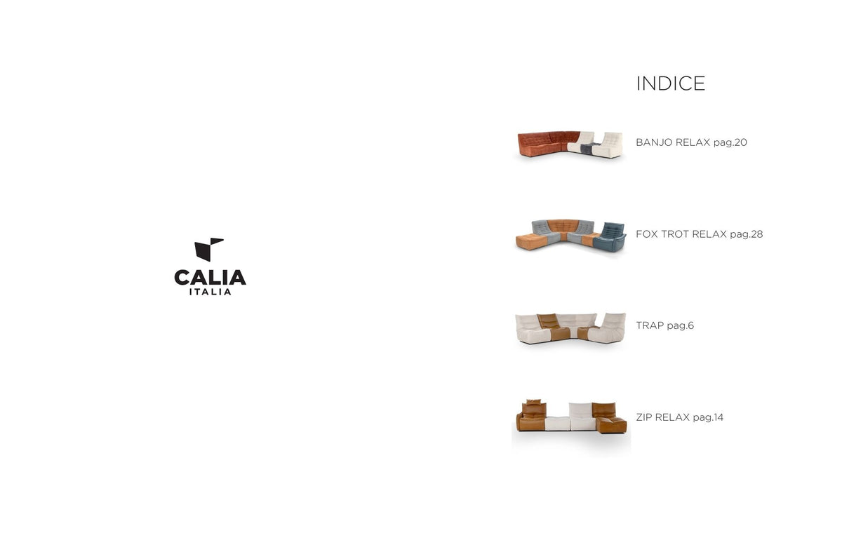 Calia Italia - Fox trot relx -  sófi -  sérpöntun