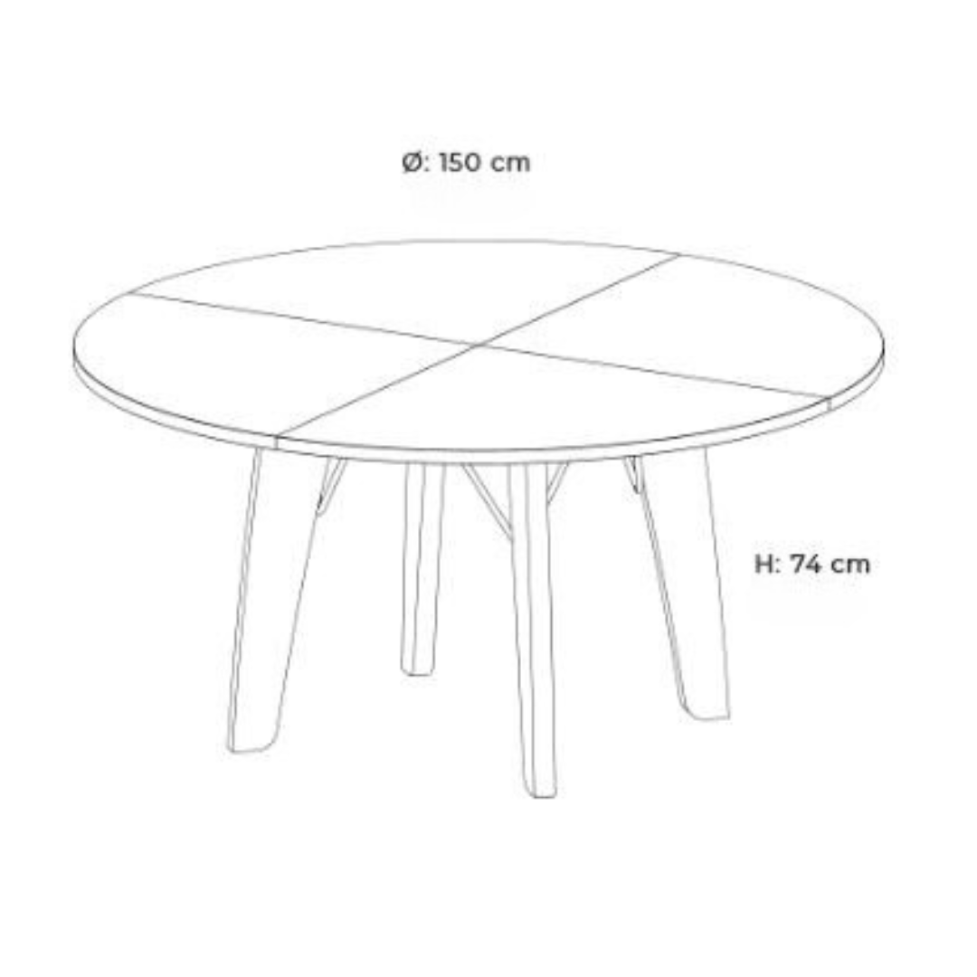 Skovby - borðstofuborð #128 - sérpöntun
