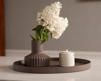 GRIMSHULT brúnn keramik bakki