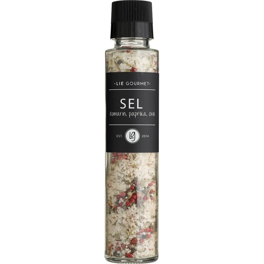 Salt m. rósmarín, papriku og chilli