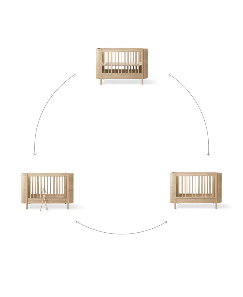 WOOD Mini+ cot bed