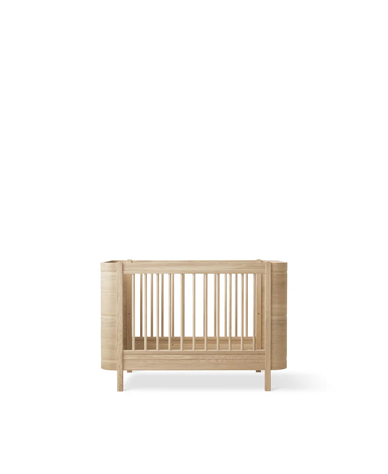 WOOD Mini+ cot bed m. junior bed kit