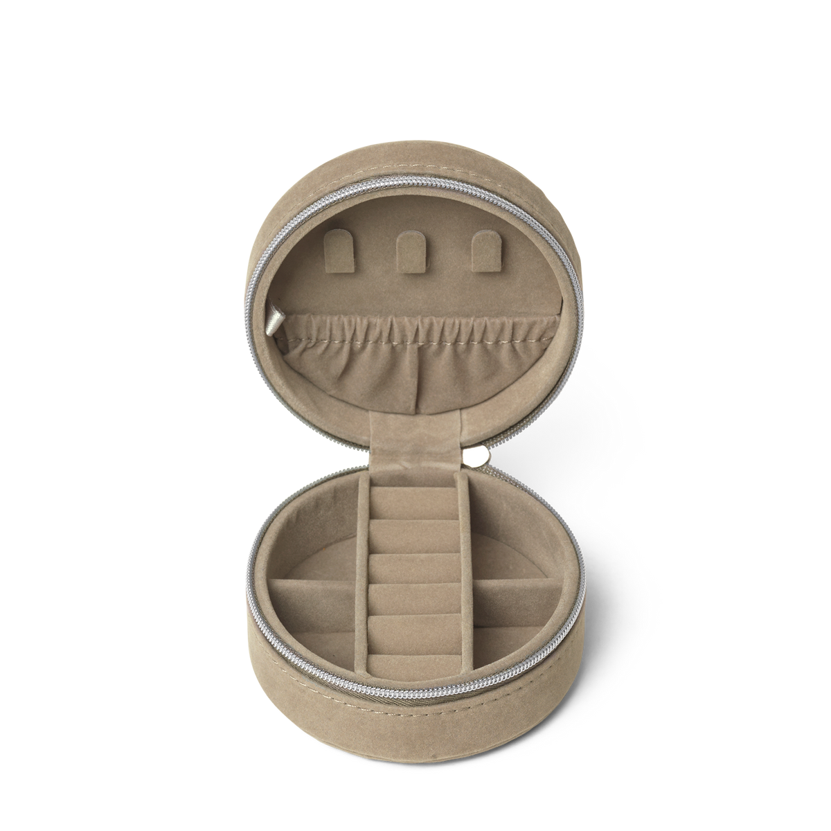 Z Jewelry Zip Round skartgripaskrín