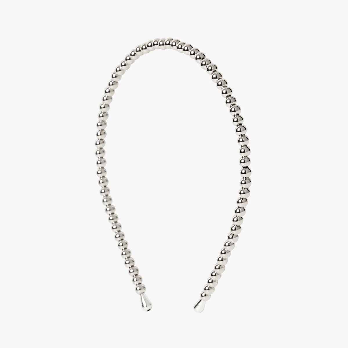 Day Beaded Chrome Slim Hair