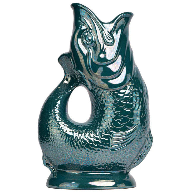 XL Gluckigluck Jug - Teal lustre