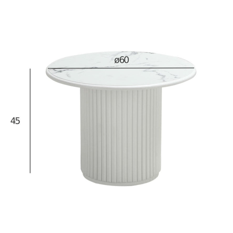 EASY sófaborð - hvítt