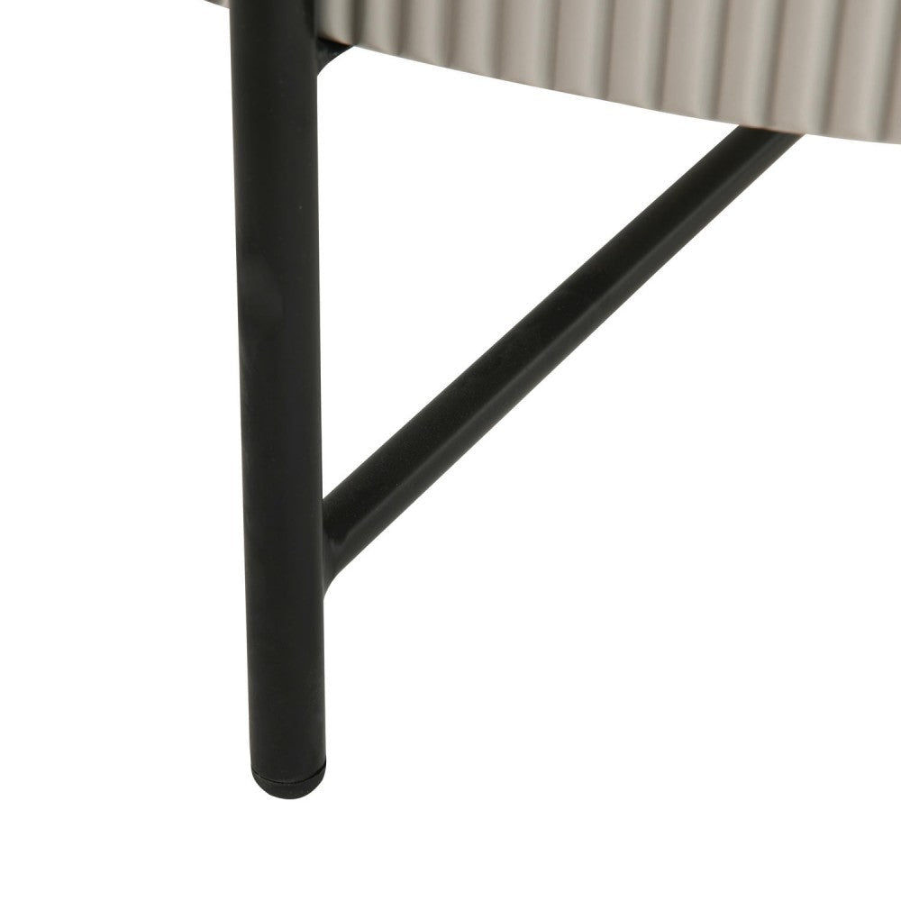 MILO sófaborð  - Ø80x40 cm.