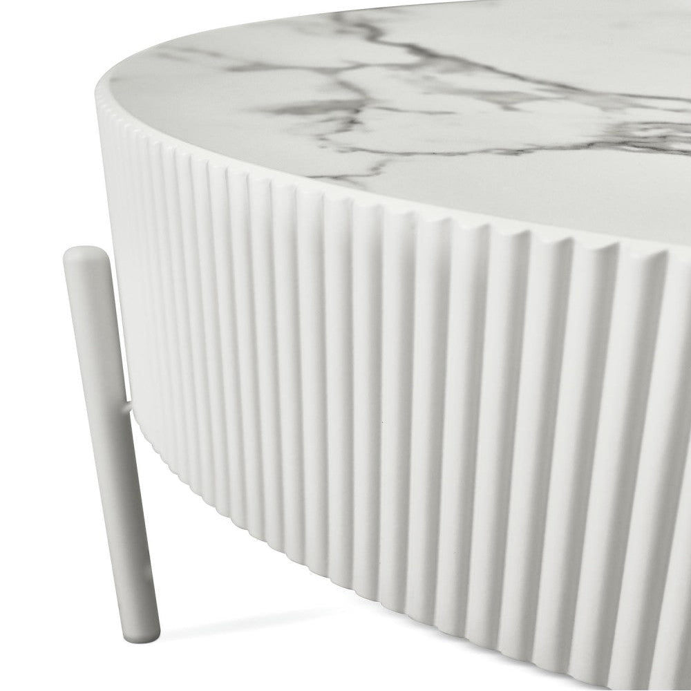 MILO sófaborð  - Ø80x40 cm.