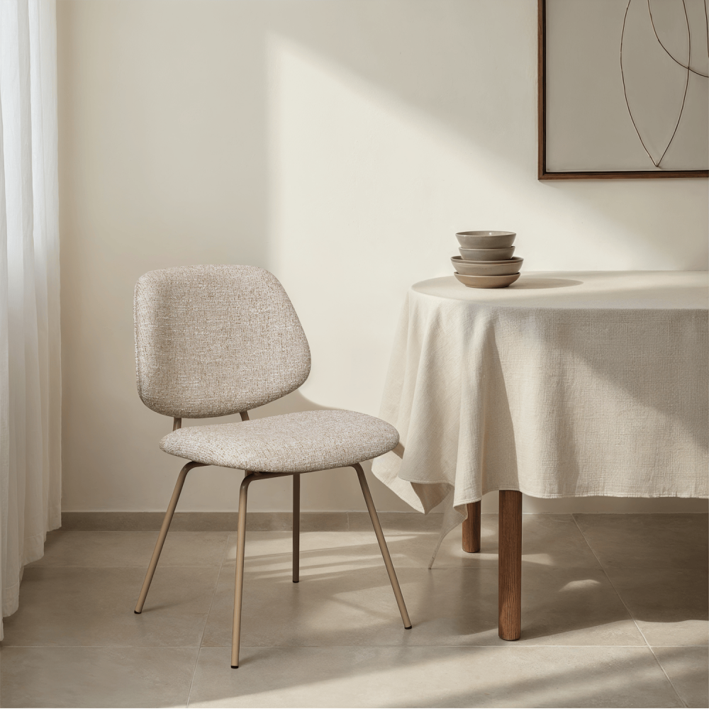 FURNHOUSE - Sofia stóll - Beige -  Sérpöntun (5-6 vikur)