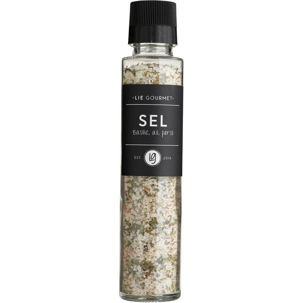 Salt m. basil, hvítlauk og steinselju