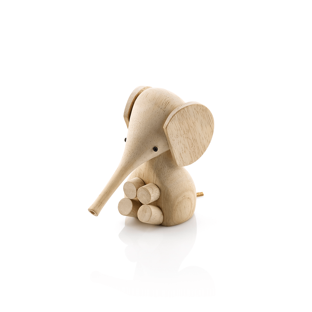 Baby Elephant - Rubber wood