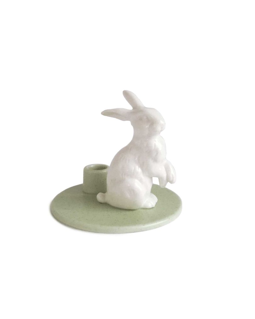 Finnsdottir Sweet Stories Hare kertastjaki - Sage